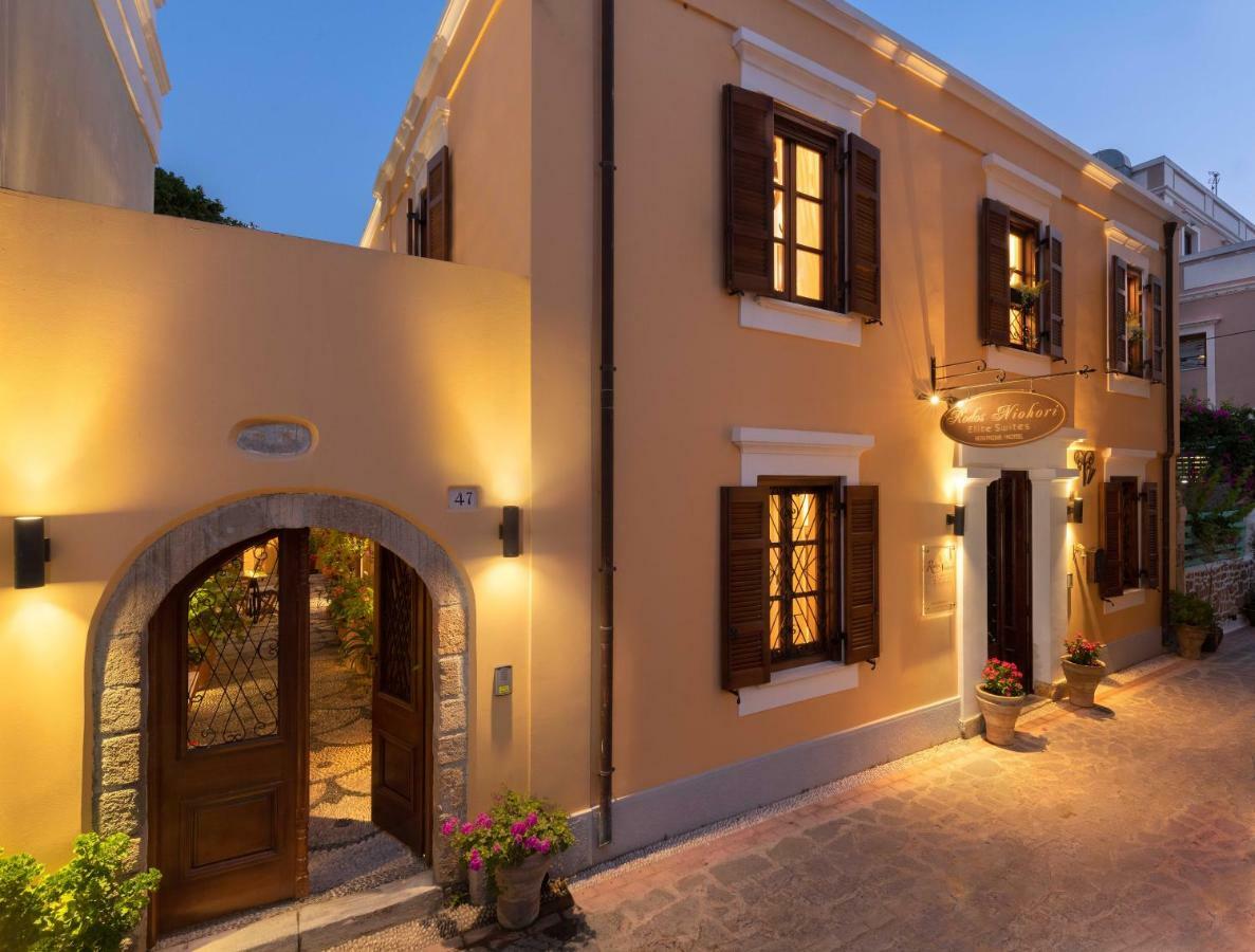 Rodos Niohori Elite Suites Boutique Hotel Rhodes City Exteriör bild